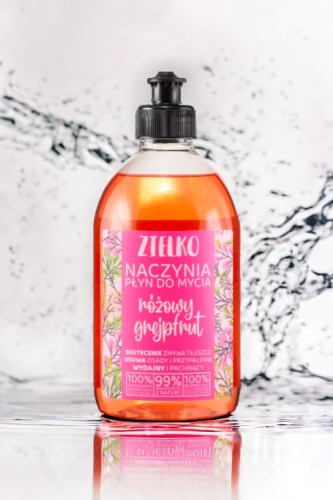 Płyn do mycia naczyń Różowy Grepfrut 500 ml Zielko_3.jpg