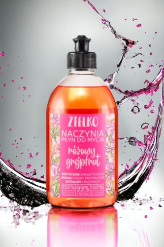 Płyn do mycia naczyń Różowy Grepfrut 500 ml Zielko_4.jpg
