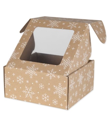 Pudełko prezentowe EKO w śnieżynki OKNO_3.jpg