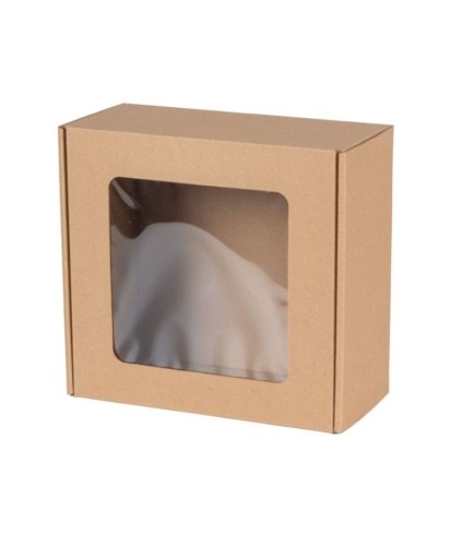 Pudełko prezentowe szare EKO OKNO 20 x 20 x10 cm.jpg