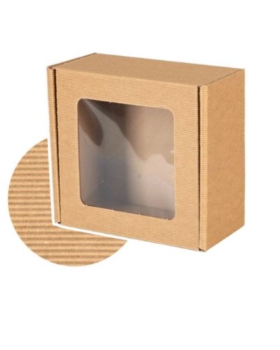 Pudełko prezentowe szare z fali OKNO 20 x 20 x10 cm.jpg