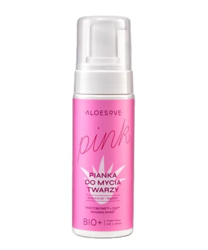 ALOESOVE PINK pianka do mycia twarzy.jpg