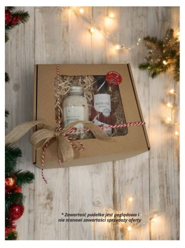 Pudełko prezentowe szare Ekologiczne z recyklingu z wycięciem w kształcie Okna_zapakuj na prezent_3.jpg