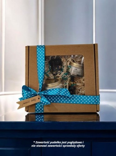 Pudełko prezentowe Eko szare karton z fali z recyklingu z oknem 20x20x10 cm_Zapakuj na prezent_3.jpg