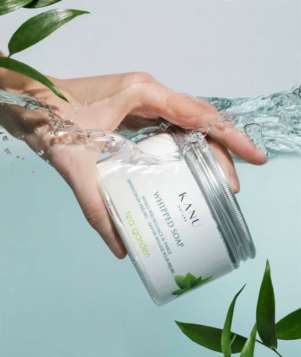 Kanu Nature | Mydło peelingujące w piance Herbaciany Ogród 180 g