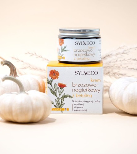 Krem do twarzy nagietkowo brzozowy z betuliną Sylveco 50 ml.jpg