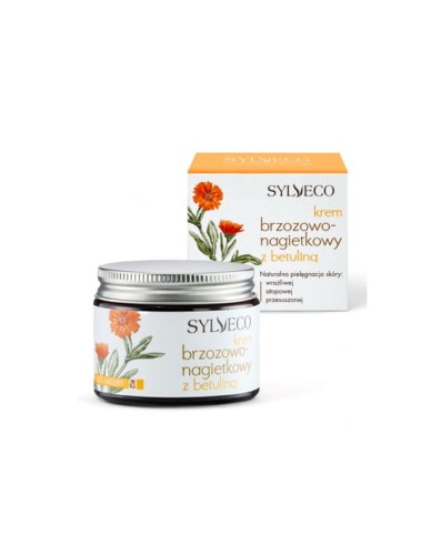 Krem do twarzy nagietkowo brzozowy z betuliną Sylveco 50 ml_6.jpg