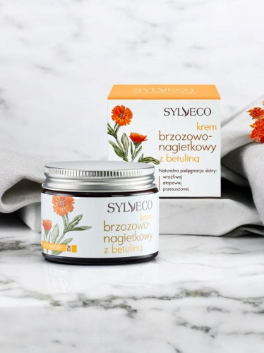 Krem do twarzy nagietkowo brzozowy z betuliną Sylveco 50 ml_7.jpg