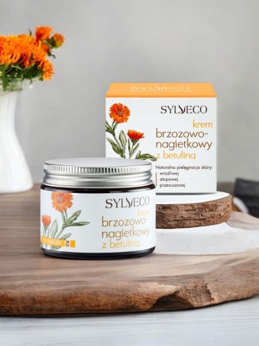 Krem do twarzy nagietkowo brzozowy z betuliną Sylveco 50 ml_9.jpg