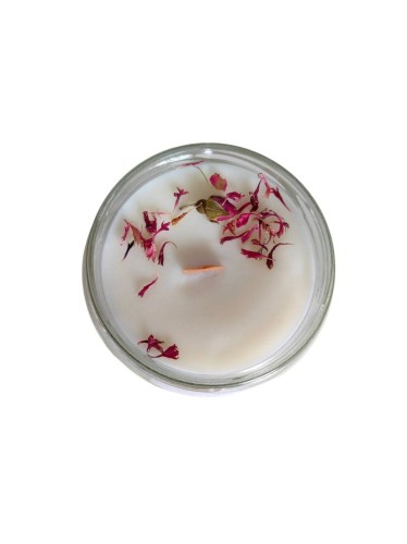 Świeca sojowa z drewnianym knotem Rabarbar i Róża Sis Candles_10.jpg