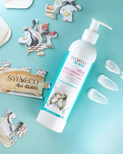 Sylveco dla dzieci pielęgnacyjny krem do twarzy i ciała 300 ml.jpg