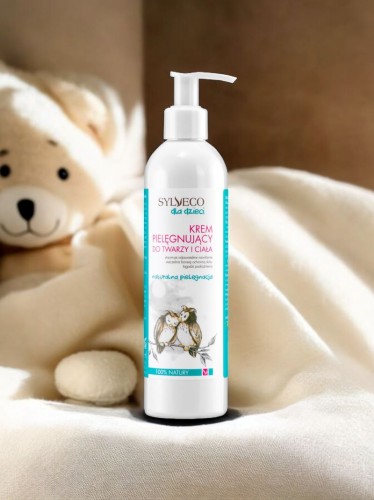 Sylveco dla dzieci pielęgnacyjny krem do twarzy i ciała 300 ml_2.jpg