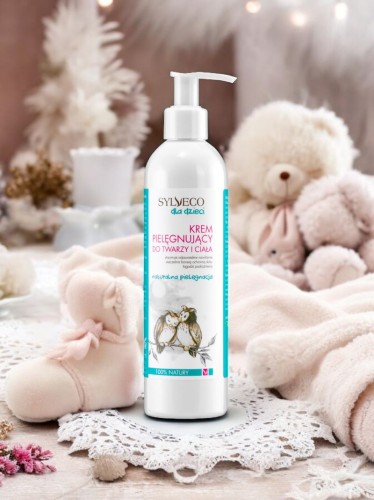 Sylveco dla dzieci pielęgnacyjny krem do twarzy i ciała 300 ml_3.jpg