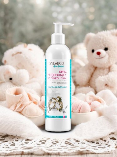 Sylveco dla dzieci pielęgnacyjny krem do twarzy i ciała 300 ml_4.jpg