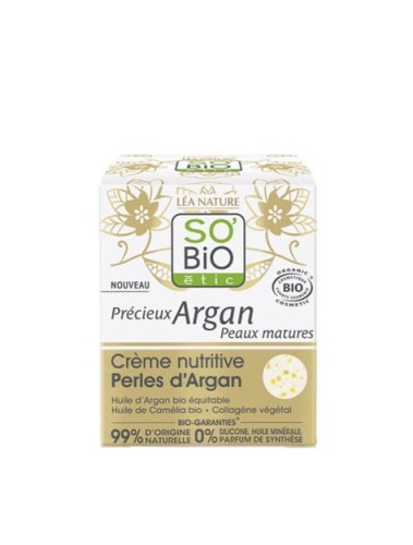 Argan Pearls Krem odżywczy z perłami arganowymi do skóry dojrzałej SO BiO étic 50 ml.jpg