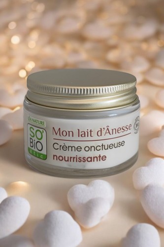 Jedwabisty krem nawilżający do twarzy z oślim mlekiem 50 ml So Bio_4.jpg