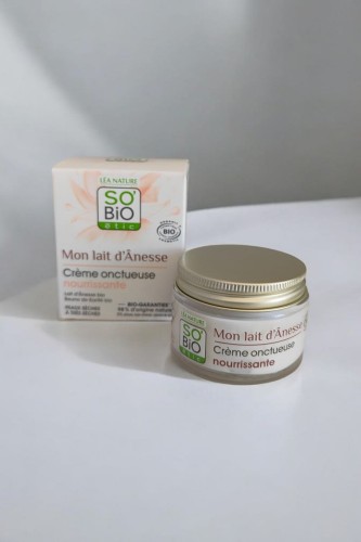 Jedwabisty krem nawilżający do twarzy z oślim mlekiem 50 ml So Bio_6.jpg