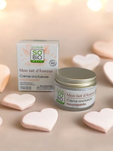 Aksamitny krem odżywczy do twarzy z oslim mlekiem 50 ml So Bio_2.jpg