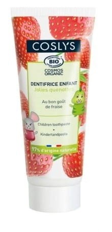 Truskawkowa pasta do zębów dla dzieci Junior Coslys 50 ml.jpg