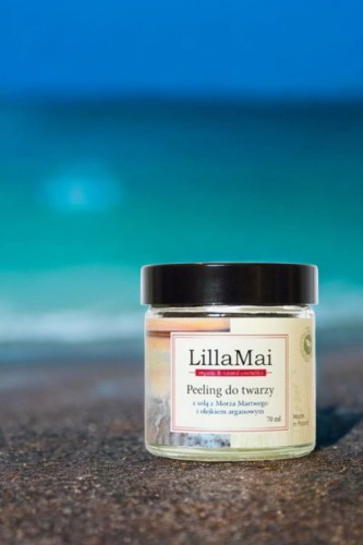 Peeling do twarzy z solą z Morza Martwego i olejkiem arganowym LillaMai w Laguni_1.jpg