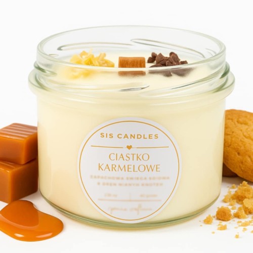 Świeca zapachowa sojowa_Ciastko Karmelowe_Sis Candles_Laguni.jpeg