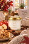 Pieczone Jabłko Świeca sojowa z drewnianym knotem 175g Sis Candles