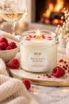 MUSUJĄCA MALINA | Świeca sojowa z drewnianym knotem 175g Sis Candles
