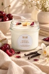 Wiśnia z Wanilią Świeca sojowa z drewnianym knotem 235 ml Sis Candles