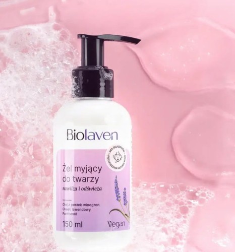 Oczyszczający żel do mycia twarzy BIOLAVEN 150 ml.jpg