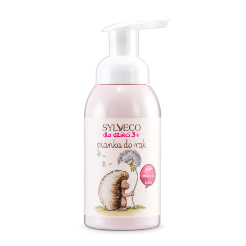 Pianka do mycia rąk dla dzieci malina i kokos Sylveco 290 ml.png