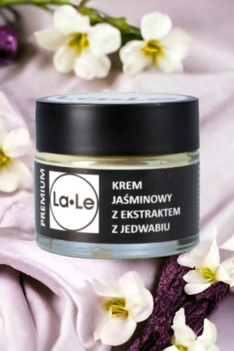 Krem jaśminowy do twarzy z ekstraktem z jedwabiu La-Le 50ml_1.jpg