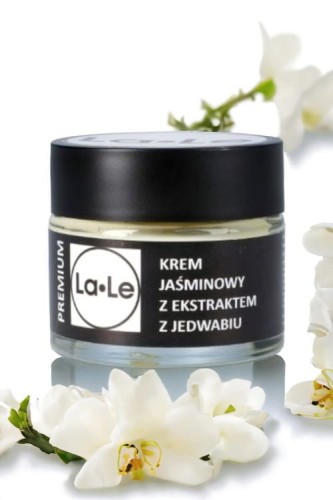 Krem jaśminowy do twarzy z ekstraktem z jedwabiu La-Le 50ml_2.jpg
