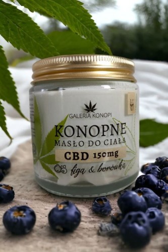Masło Konopne CBD do ciała Figa i borówka 120 ml Galeria Konopi_1.jpg