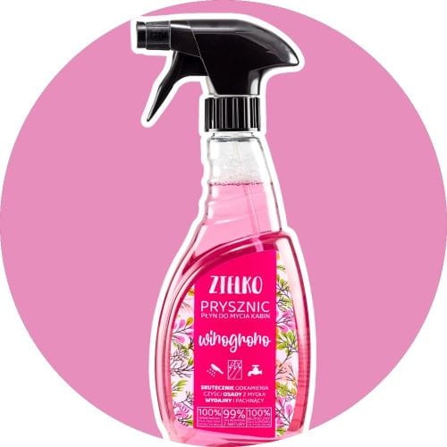 Płyn do kabin prysznicowych o zapachu winogrona 500 ml Zielko.jpg