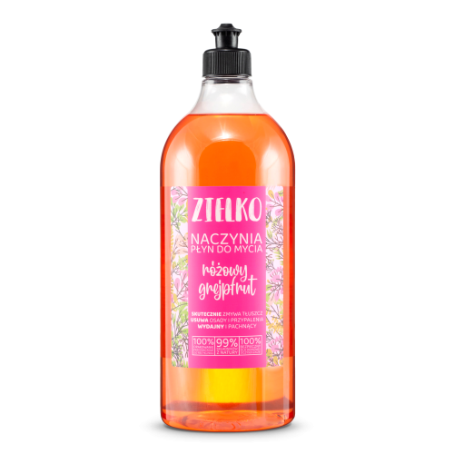 Płyn do mycia naczyń Różowy Grepfrut 1L Zielko.png