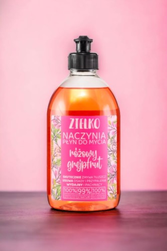 Płyn do mycia naczyń Różowy Grepfrut 500 ml Zielko_2.jpg